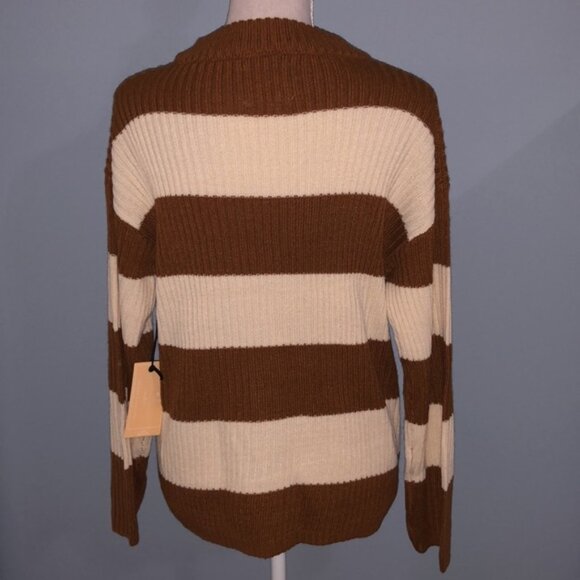 Love For Humanity striped cable knit sweater - Picture 3 of 6